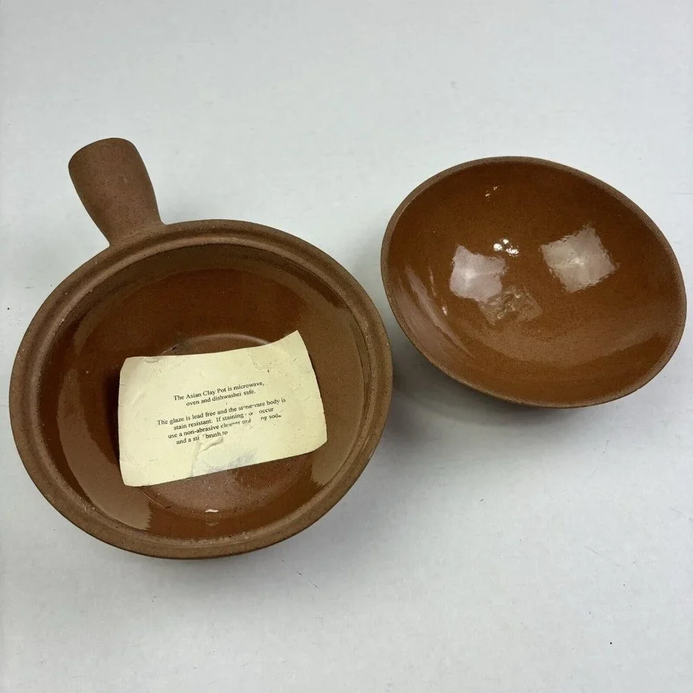 Bret Bortner Design For Williams Sonama Asian‎ Clay Pot NEW